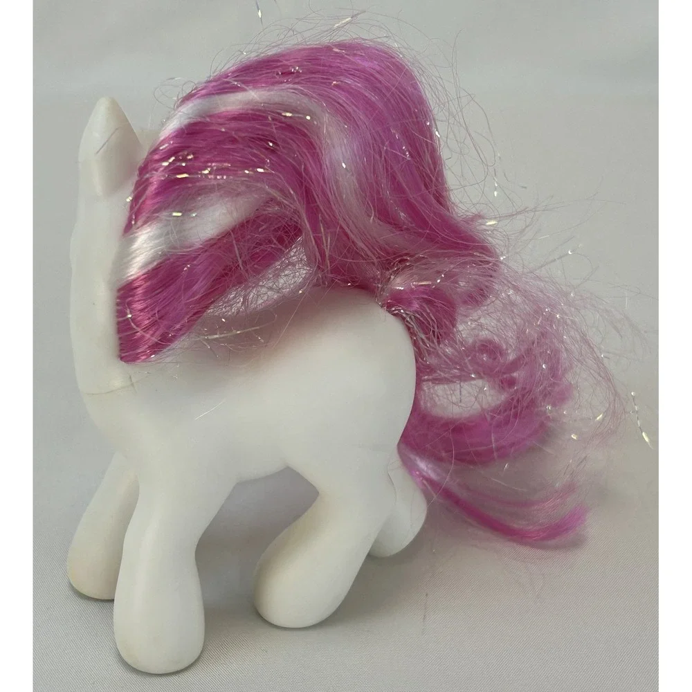 My Little Pony G3 Star Swirl White Pink Sparkle Mane Cutie Mark Figure